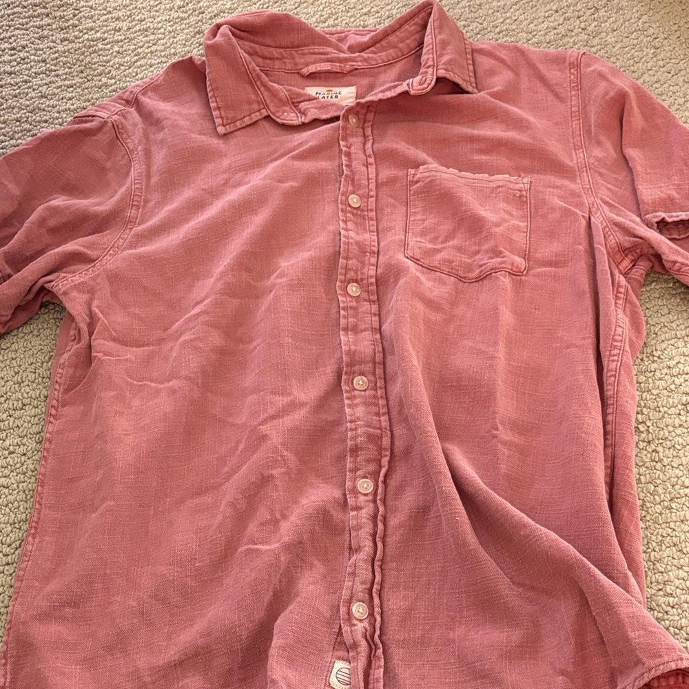 Men’s Marien Layer button down short sleeve m